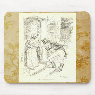 She held out her hand mousepad