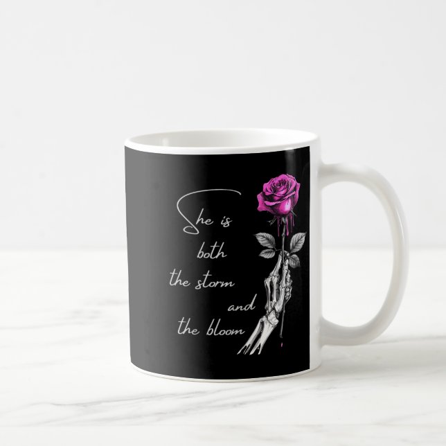 She Is Both The And The Blossoming Gift For Girls  Kaffeetasse (Rechts)