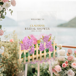 She Is Off the Market Bridal Shower Welcome Acrylschild