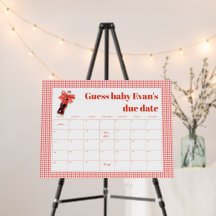 She Is Ready to Pop Red Soda Due Date Calendar