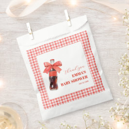She Is Ready to Pop Red Soda Pop Baby Shower Geschenktütchen