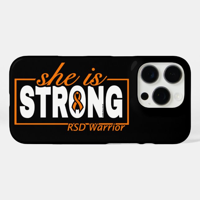 SHE IS STRONG... Case-Mate iPhone HÜLLE (Rückseite (Horizontal))