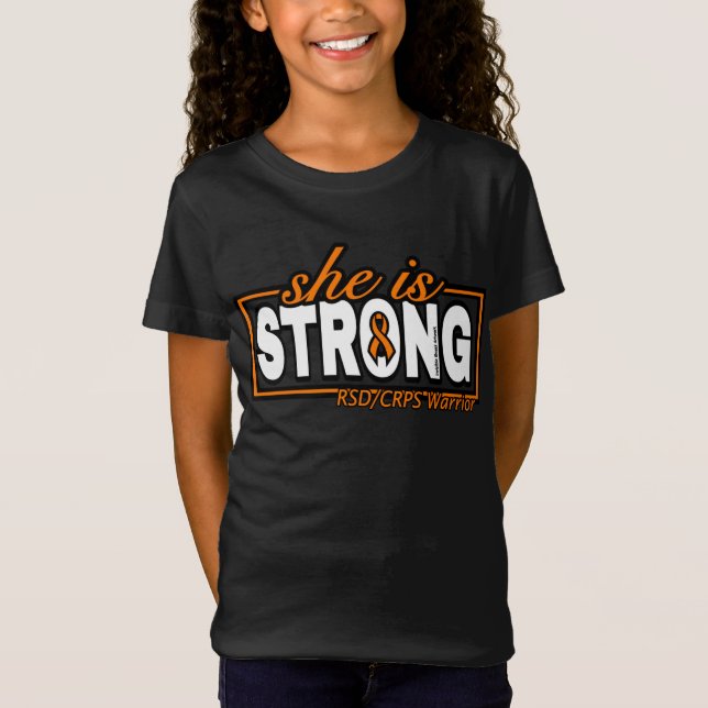 SHE IS STRONG...RSD/CRPS T-Shirt (Vorderseite)