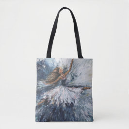 "She Leaps" Art Tote Bag