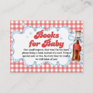 She Ready Pop Soda Baby Shower Windel-Raffle Begleitkarte
