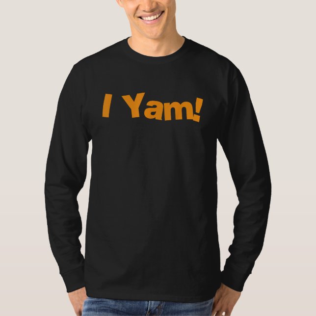 She s My Sweet Potato I Yam Set Couples Thanksgivi T-Shirt (Vorderseite)