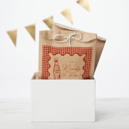 She’s ready to pop baby shower geschenktütchen