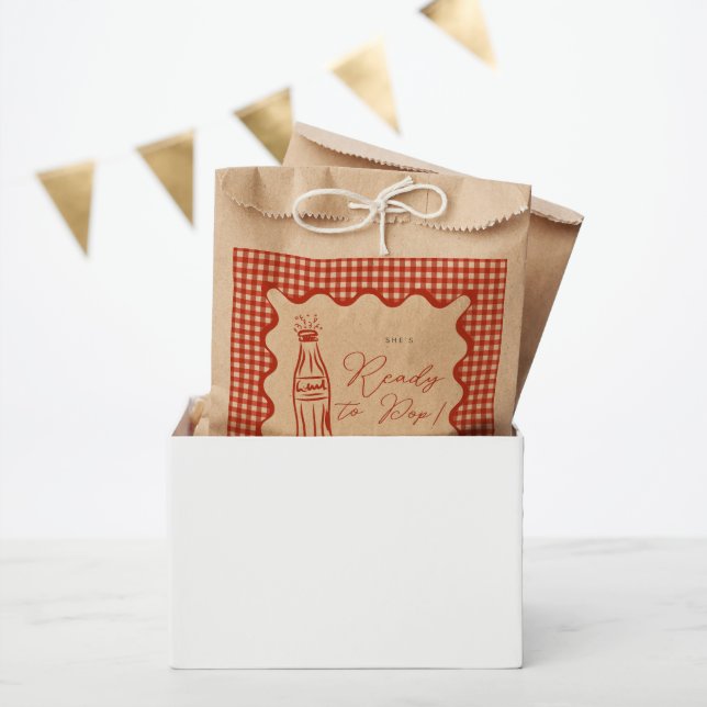 She’s ready to pop baby shower geschenktütchen (Party)