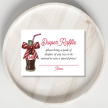 She’s Ready to Pop Cola Bottle Diaper Raffle 