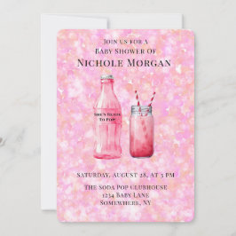 She’s Ready To Pop Girl Baby Shower Einladung