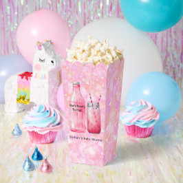 She’s Ready To Pop Girl Baby Shower Geschenkschachtel