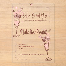 She Said Yes Bride To Be Floral Bridal Shower