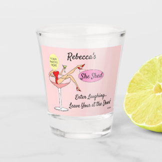 She Shed Shot Glass Schnapsglas
