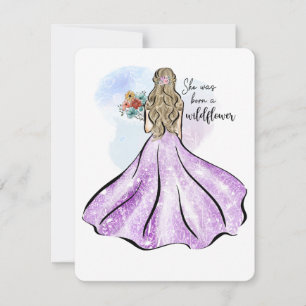 she was born a wildflower positive gifts for her feiertagskarte