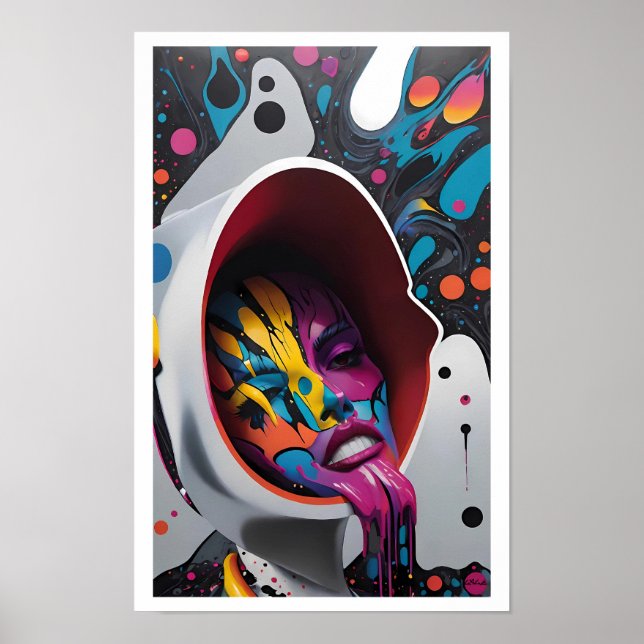 She Was Hot Enough to Melt Your Face Off Poster (Vorne)