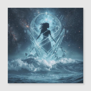She Who Rises from the Crystal Sea Magnetkarte