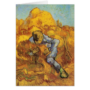 Sheaf Binder (nach Millet) von Vincent van Gogh