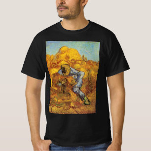 Sheaf Binder (nach Millet) von Vincent van Gogh T-Shirt