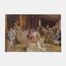 Shear the Rams (Australian Art) (Tom Roberts)