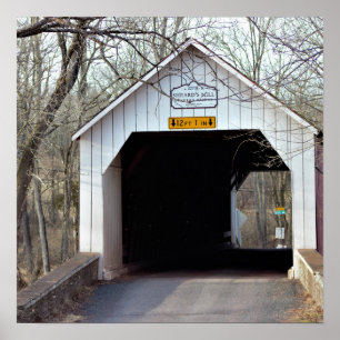 Shear's Mill Covered Bridge Poster