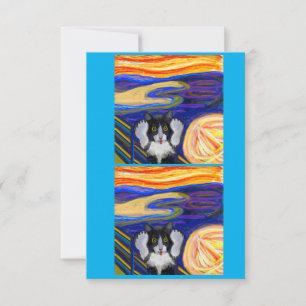 Shebas Schrei, Parody Art Card Dankeskarte