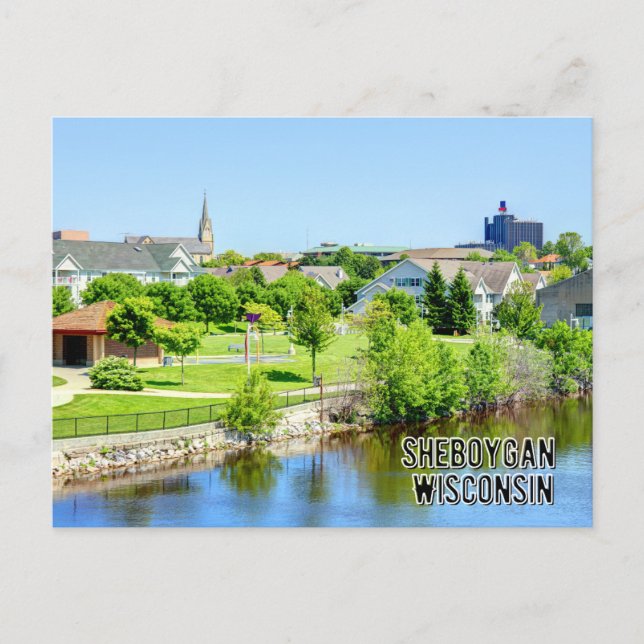 Sheboygan Wisconsin Postcard Postkarte (Vorderseite)