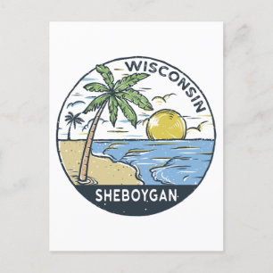Sheboygan Wisconsin Vintage Postkarte