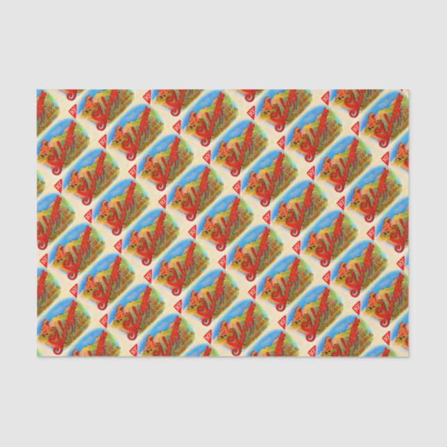 Sheboygan-Zigarrenlabel der 1920er Seidenpapier (Vorderseite)