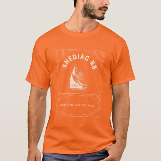 Shediac NB Lobster Hauptstadt der Welt T-Shirt (Vorderseite)