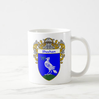 Sheehan Wappen (überzogen) Kaffeetasse