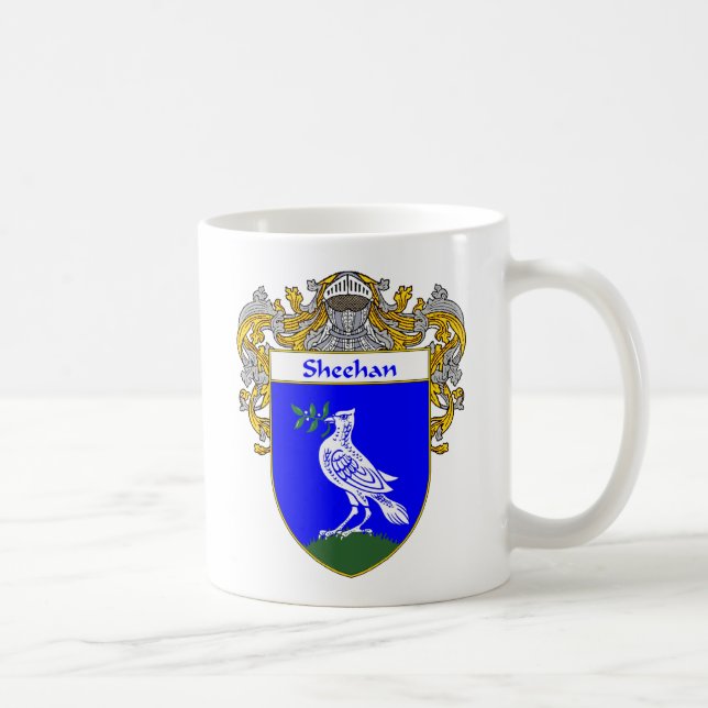 Sheehan Wappen (überzogen) Kaffeetasse (Rechts)