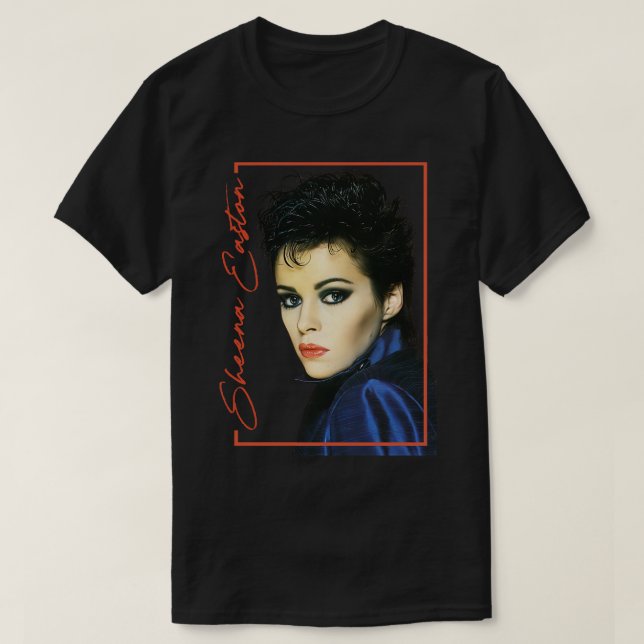 Sheena Easton 80er Retro Fan Design T-Shirt (Design vorne)