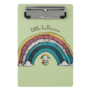 Sheep Ballerina Mini Klemmbrett