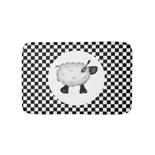 Sheep Bath Mat Badematte (Vorderseite)