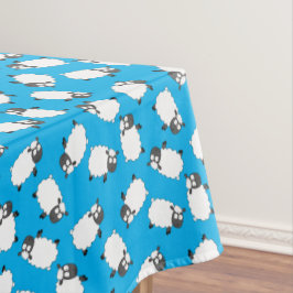 Sheep Birthday Party Niedlicher Cartoon Tischdecke