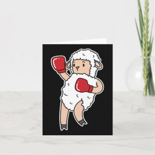 Sheep Boxing Karte
