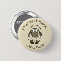 Sheep Cartoon Beige