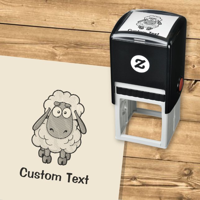 Sheep Cartoon Permastempel (Von Creator hochgeladen)