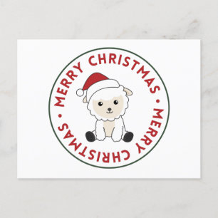 Sheep Christmas Sheep Winter Animals Postcard Postkarte
