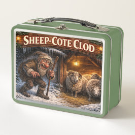 Sheep Cote Clod Icelandic Yule Lad Postcard Metall Brotdose