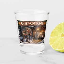 Sheep Cote Clod Icelandic Yule Lad Postcard Schnapsglas