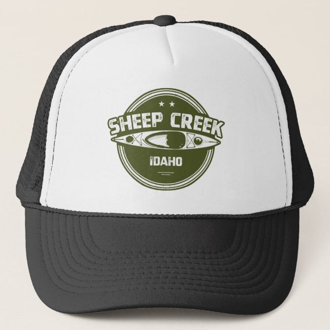 Sheep Creek Wild und Landschaftlicher Fluss Idaho  Truckerkappe (Vorderseite)