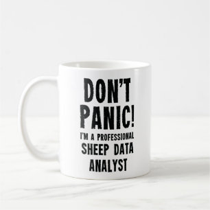 Sheep Data Analyst Kaffeetasse