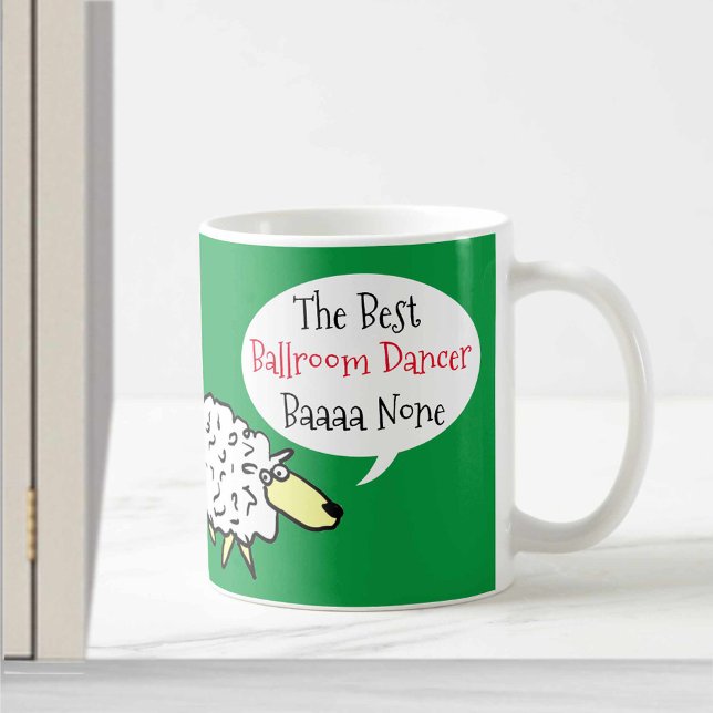 Sheep Design Best Ballroom Dancer Coffee Tasse (Von Creator hochgeladen)