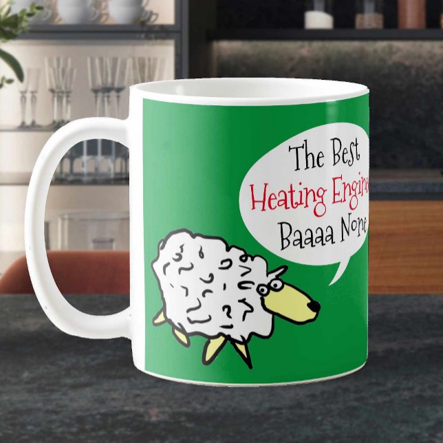 Sheep Design Best Heizingenieur Kaffeemaschine Tas Kaffeetasse (Von Creator hochgeladen)