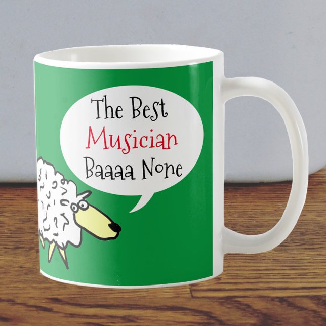 Sheep Design Best Musician Coffee Tasse (Von Creator hochgeladen)