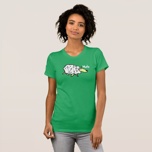 Sheep Design Cartoon T-Shirt (Vorne ganz)