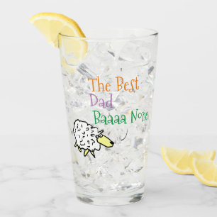 Sheep-Design für das beste Vater-Glas Glas