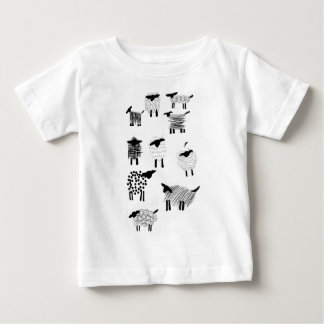 Sheep doodles baby t-shirt
