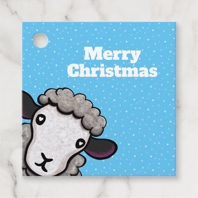 Sheep Gift Tags Geschenkanhänger (Vorderseite)